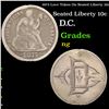 Image 1 : 1875 Love Token On Seated Liberty 10c Seated Liberty Dime 10c Grades ng