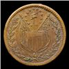 Image 3 : 1863 Crossed Flags Civil War Token F-36/340 1c Grades vf++