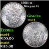 Image 1 : 1901-o Morgan Dollar $1 Grades Choice Unc