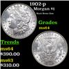 Image 1 : 1902-p Morgan Dollar $1 Grades Choice Unc