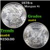 Image 1 : 1878-s Morgan Dollar $1 Grades Choice Unc
