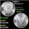 Image 1 : 1880-s Morgan Dollar $1 Grades Choice+ Unc