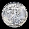 Image 2 : 1934-p Walking Liberty Half Dollar 50c Grades Select Unc