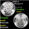 Image 1 : 1882-s Morgan Dollar $1 Grades Choice+ Unc