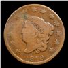 Image 2 : 1819 Sm Date Coronet Head Large Cent 1c Grades vg+