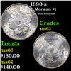 Image 1 : 1890-s Morgan Dollar $1 Grades Select Unc