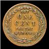 Image 3 : 1863 Not One Cent Civil War Token F-97/389a 1c Grades xf