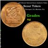 1973 Bronze National Scout Jamboree Token Grades ng