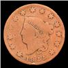 Image 2 : 1822 Coronet Head Large Cent 1c Grades g+