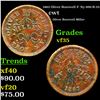 1863 Oliver Boutwell Civil War Token F- Ny-890-B-55 1c Grades vf++