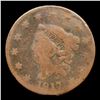 Image 2 : 1817 13 Stars Coronet Head Large Cent 1c Grades vg, very good