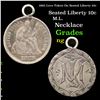 Image 1 : 1885 Love Token On Seated Liberty 10c Seated Liberty Dime 10c Grades ng.