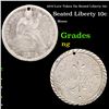 Image 1 : 1876 Love Token On Seated Liberty 10c Seated Liberty Dime 10c Grades ng
