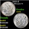 Image 1 : 1921-d Morgan Dollar $1 Grades Choice Unc