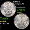 Image 1 : 1900-p Morgan Dollar $1 Grades GEM Unc