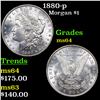 Image 1 : 1880-p Morgan Dollar $1 Grades Choice Unc