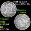 Image 1 : 1821 lg date Capped Bust Dime 10c Grades vf details
