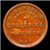 Image 3 : 1864 Wisconsin Civil War Token F- WI-450-A-1a 1c Grades xf