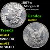 Image 1 : 1897-s Morgan Dollar $1 Grades Select+ Unc