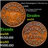 Image 1 : (1863) Philadelphia Civil War Token F- PA-750-J-1a 1c Grades Choice AU