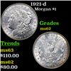 Image 1 : 1921-d Morgan Dollar $1 Grades Select Unc