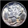 Image 2 : 1937-p Mercury Dime 10c Grades Choice Unc+ FSB
