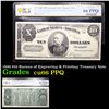 Image 1 : PCGS 1890 $10 Bureau of Engraving & Printing Treasury Note Graded cu66 PPQ By PCGS