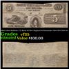 1800's East Haddam, CT- Bank Of New England $5 Remainder Note FR-CT610-25 Grades vf+