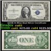 1935E $1 Blue Seal Silver Certificate Grades Gem CU