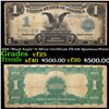 1899 "Black Eagle" $1 Silver Certificate FR-236 Speelman-White Grades vf+