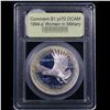 Image 2 : Proof 1994-P Pow Museum Modern Commem Dollar $1 Graded GEM++ Proof Deep Cameo By USCG
