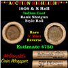 Image 1 : Indian cent 1c orig Brandt McDonalds roll, 1909 end S other end