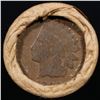 Image 3 : Mixed small cents 1c orig shotgun roll, 1917-d Wheat Cent, 1890 Indian Cent other end, McDonalds Wra