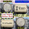 ***Auction Highlight*** Full Morgan/Peace Casino Las Vegas Dunes silver $1 roll $20, 1890 & S end (f