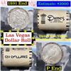 ***Auction Highlight*** Full Morgan/Peace Casino Las Vegas Dunes silver $1 roll $20, 1891 & P end (f