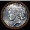 Image 2 : ***Auction Highlight***  AU/BU Slider Shotgun Peace $1 Roll 1924 & P Ends Virtually UNC (fc)