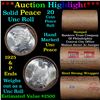 ***Auction Highlight*** Full solid Uncirculated Peace silver dollar roll 1925 & P Ends, 20 coins