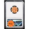 Image 3 : NGC 1955-s Lincoln Cent 1c Graded ms65 rd By NGC