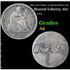 Image 1 : 1882 Love Token on Seated Liberty 10c Grades NG