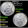 Image 1 : 1903-p Morgan Dollar $1 Grades Select Unc