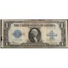 Image 2 : 1923 $1 Ultra Rare 5 digit Serial # Large Size Blue Seal Silver Certificate, Fr-237 Signatures of Sp