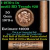 Image 1 : Shotgun Lincoln 1c roll, 1970-s 50 pcs Brandt Wrapper