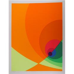 Herbert Aach, OP Art Serigraph