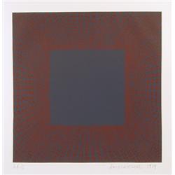 Richard Anuszkiewicz, Midnight Suite, OP Art Etching