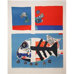 Roger Bezombe, Paris, Lithograph