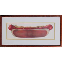 Arthur Boden, Hot Dog, Signed Lithograph