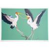 Image 1 : Fran Bull, Storks, Wildlife Serigraph