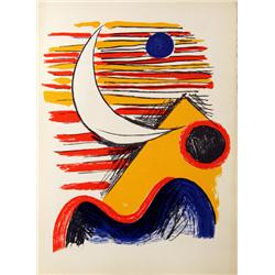 Alexander Calder, La Lune, Lithograph