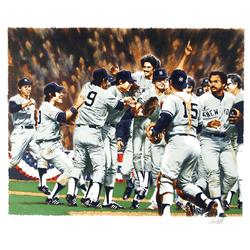 Calle, Yankees, World Champs, Lithograph 1978