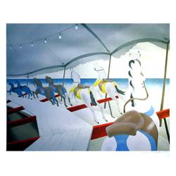 Clarence Holbrook Carter, Merry Go Round, Lithograph